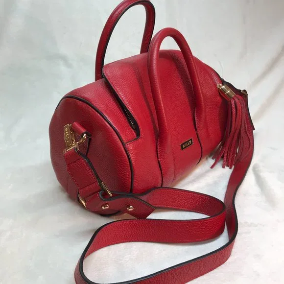 NWT Milly Astor Leather Duffle Handbag - Picture 4 of 9